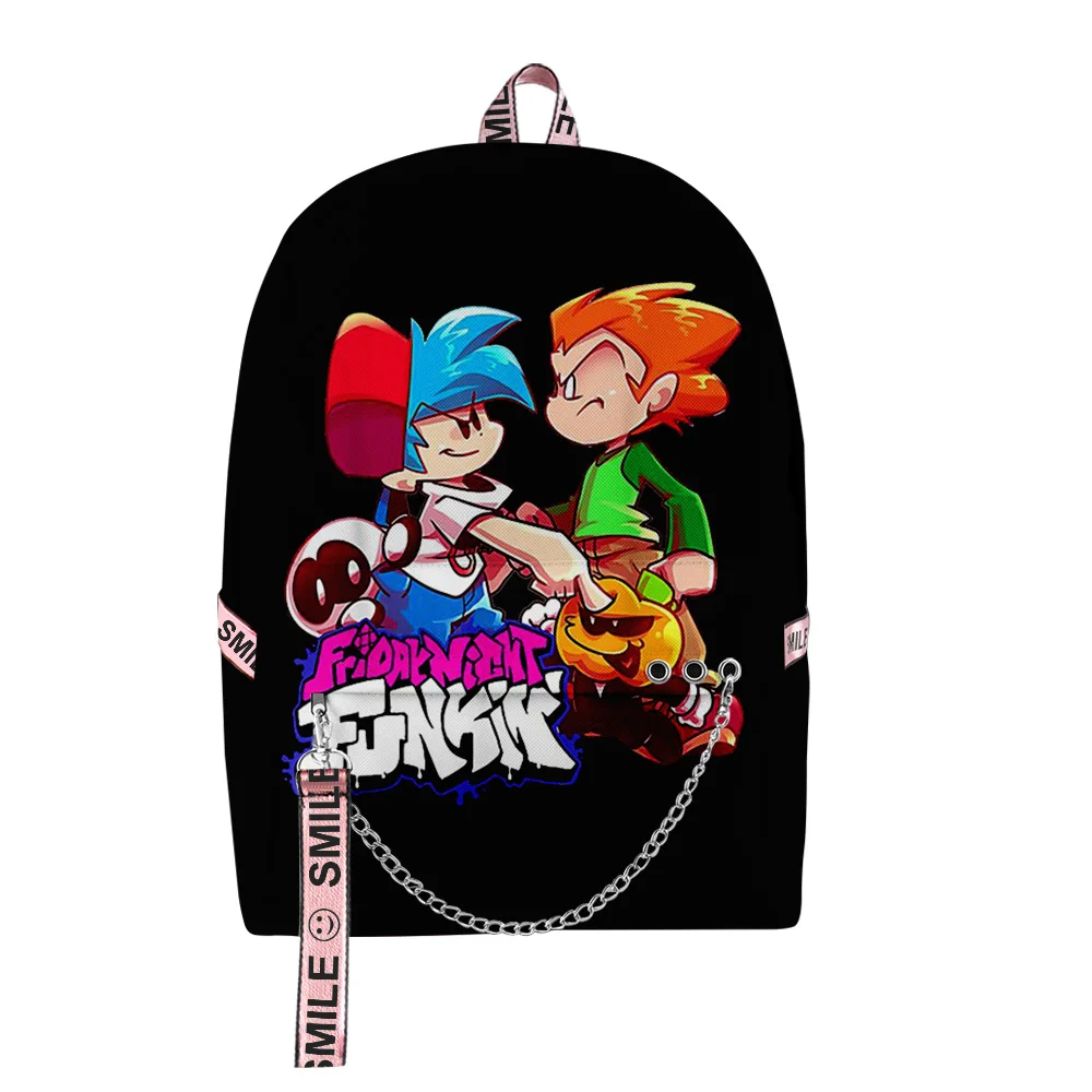 Classic Friday Night Funkin Student School Bags Unisex 3D Print Oxford Waterproof Notebook multifunction Travel Backpacks