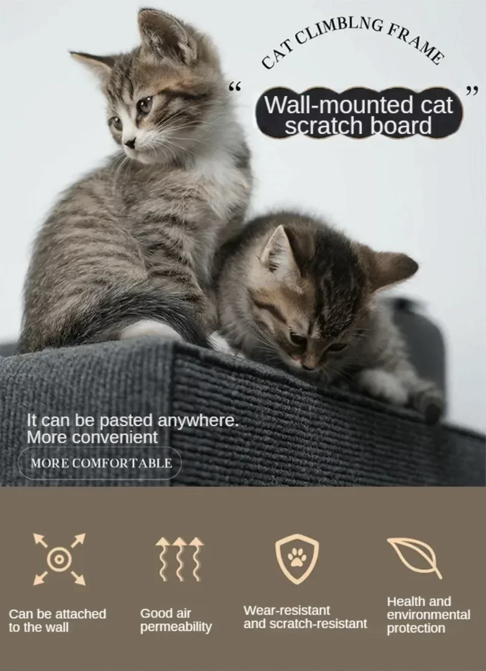 Title 1, Anti Cat Scratch Sofa Cat Crawling Mat Sofa Pro...