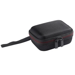 Compact Hard EVA Travel Case for Wireless Speaker - Durable Protective Carrying Bag for Outdoor Use (Black)