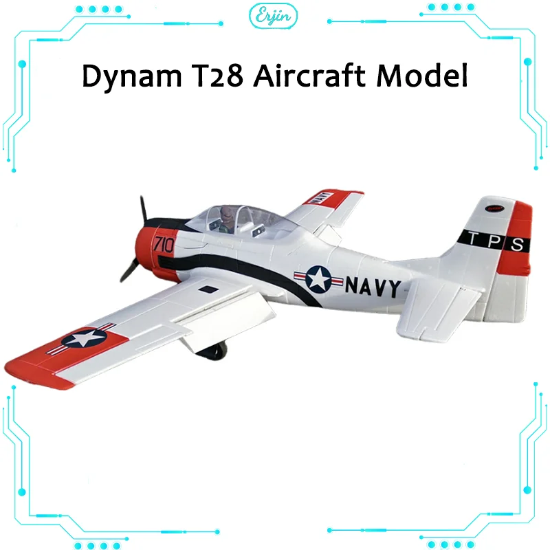 Dynam Dylemi T28 4S World War Ii Modello Di Aereo Realistico Telecomando Elettronico Modello V2 Versione Fixed Wing Fighter Jet