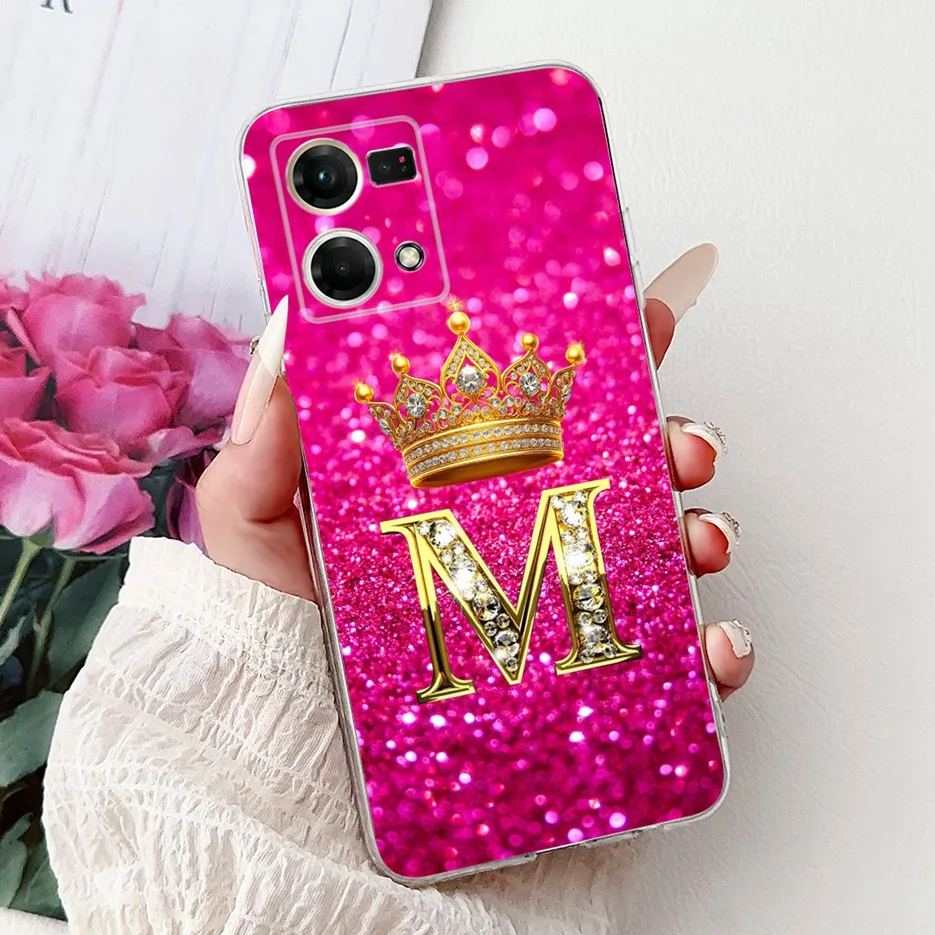 Crown Letters Soft Silicone Phone Case