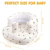 Children Inflatable Sofa,Blow Up with Built in Air Pump,Inflatable Baby Sofa for Babies 3 Months & Up,Baby Seats for Infants 4