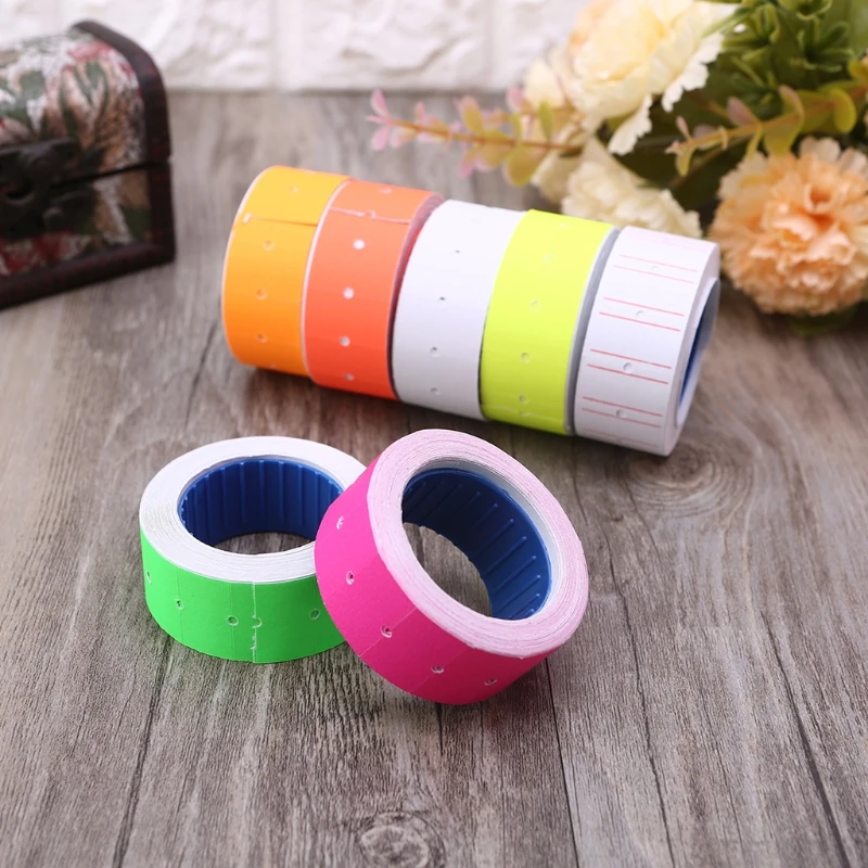 Label Price Tag Rolls G5AA 10 For Pricing Gun MX5500 Red Green White w/ Double Red Lines Pricing Tags