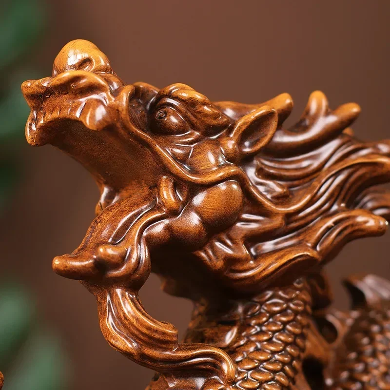 Chinese Zodiac Animal Dragon Ornament Mascot For Inviting Wealth Cashier Opening Housewarming Gift