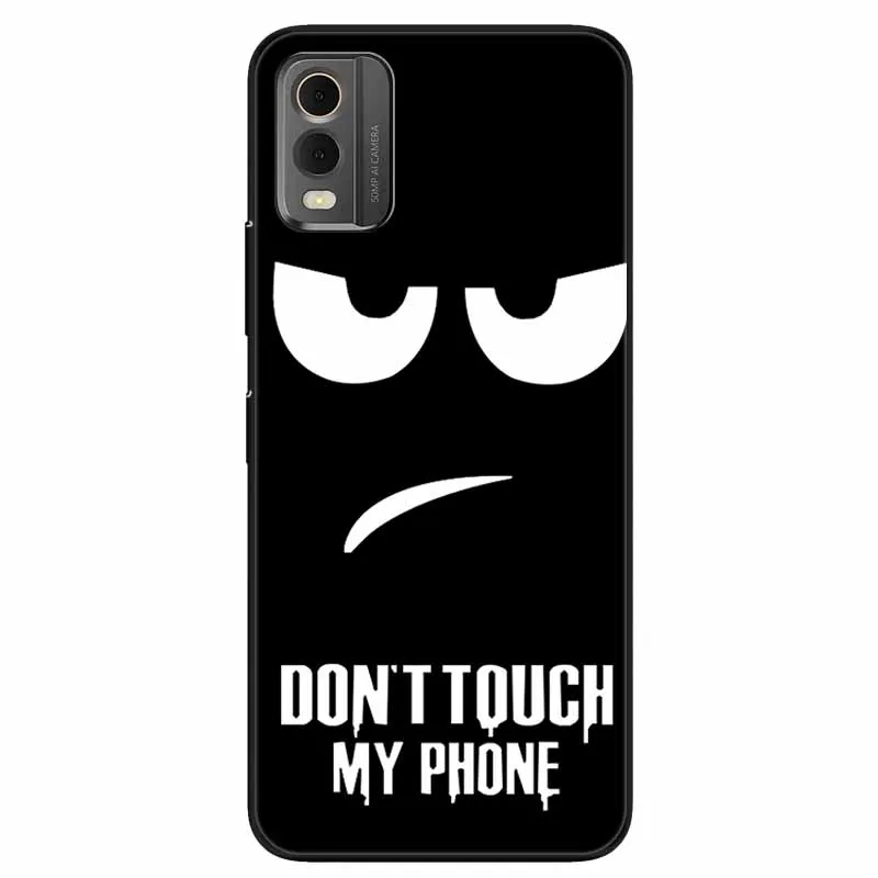 Cartoon Silicone Protective Soft Bumpers with Cool Wolf Design Phone Case