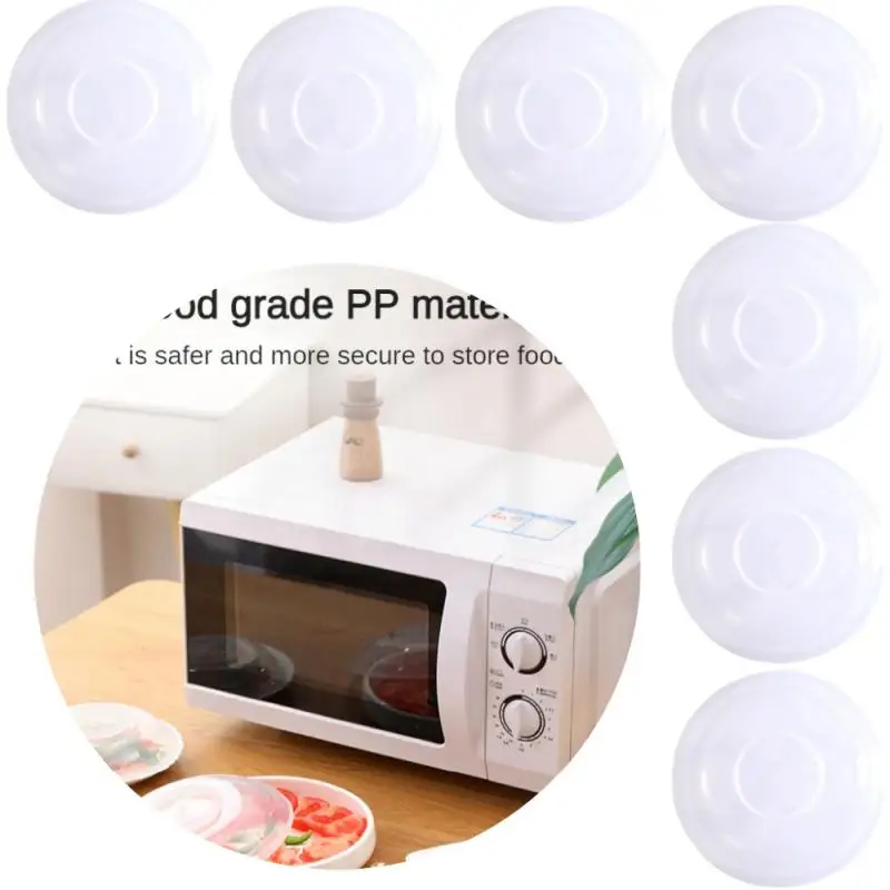Microwave Heating Lid High Temperature Resistant Bowl Cover Oil-proof Splash-proof Bowl Plate Cover Fresh Leftover