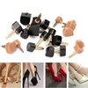 10pcs Black Women Shoes High Heel Repair Tips Pins Heel Stoppers Protect Dowel Lifts Replacement For High Heel Tips Taps 1