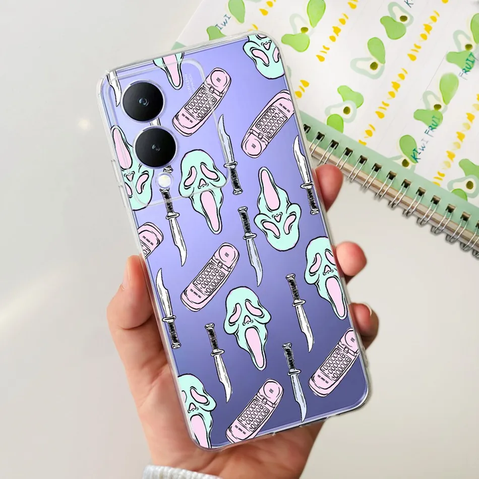 Elegant Pattern Soft Silicone TPU Phone Back Cover in 2023