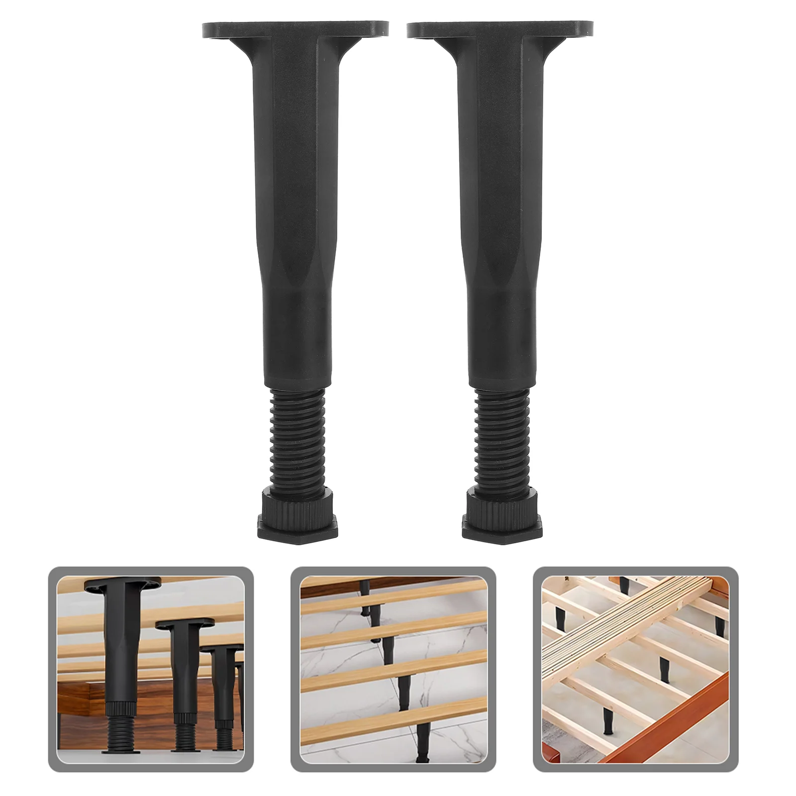 

2pcs Bed Replacement Support Legs Adjustable Height Support Legs Heavy Support Legs (height range: 18cm-345cm)