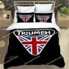 3D T-Triumphs Motorcycle Bedding Sets Exquisite Bed Supplies Set Duvet Cover Bed Comforter Set Bedding Set Luxury Birthday Gift 5
