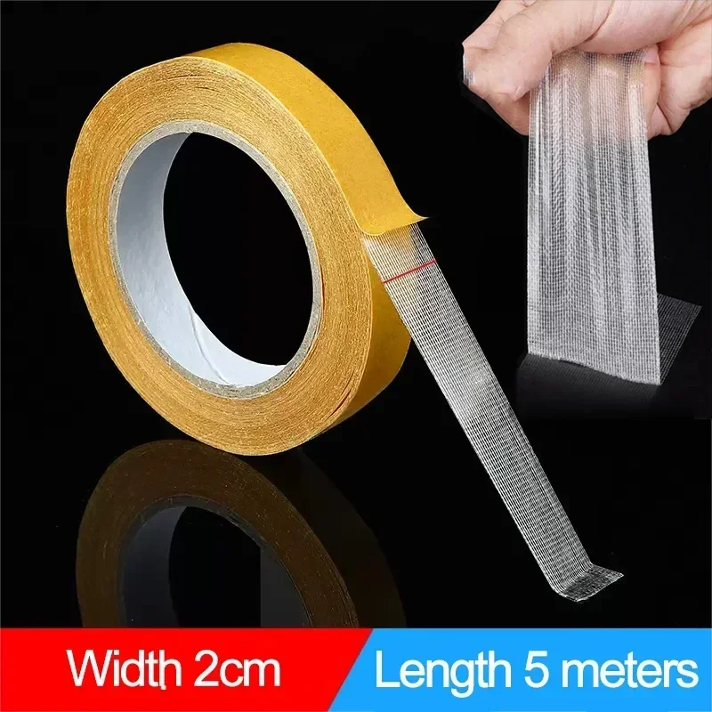 Strong Fixation Double-Sided Heavy-Duty Waterproof Mesh Tape - 5/10m