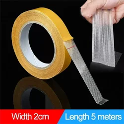 Strong Fixation Double - Sided Heavy - Duty Waterproof Mesh Tape - 5/10m - 10M(2rolls) (Width 2cm)
