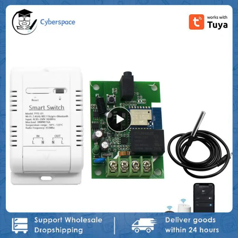 

Умный термостат Tuya с Wi-Fi, 16 А, 3000 Вт