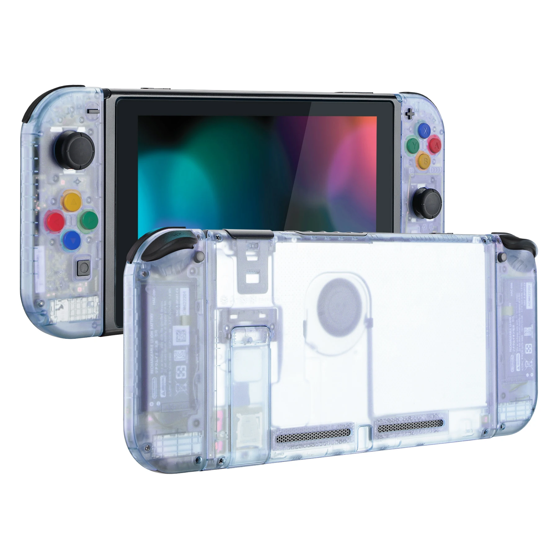 Switch Console, Joy-Con Console, Glacier Blue Console, Back Plate Controller