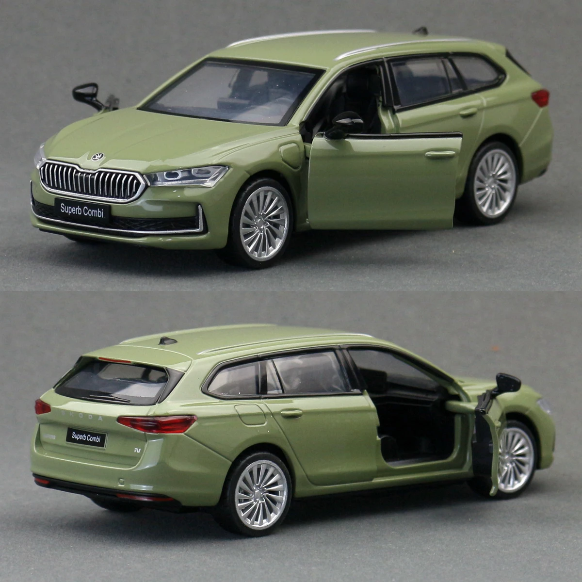 1/35 Skoda Superb Combi Sedan Toy Car Model MSZ Diecast Metal