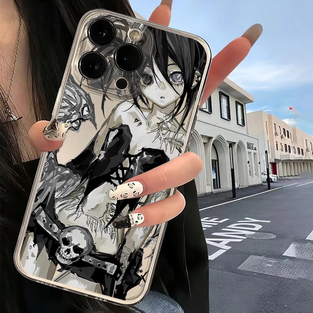 Trendy Y2K Girl Clear Soft TPU Phone Case