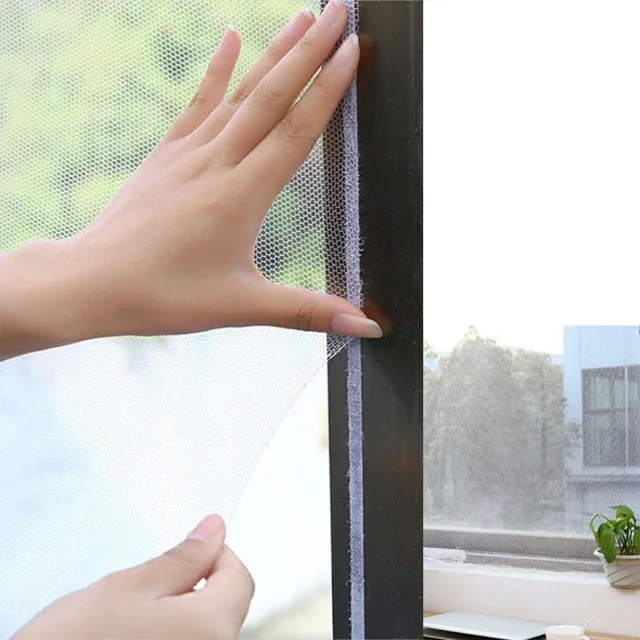 Moustiquaire anti-mouches pour fenêtre, rideau transparent en maille anti-insectes pour porte, protection de fenêtre, lit domestique, Textile de maison, jardin 5