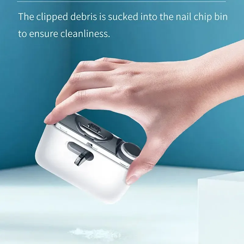 Electric Nail Clipper Intelligent Automatic Multifunction Nail Grinder Polishing USB Charging