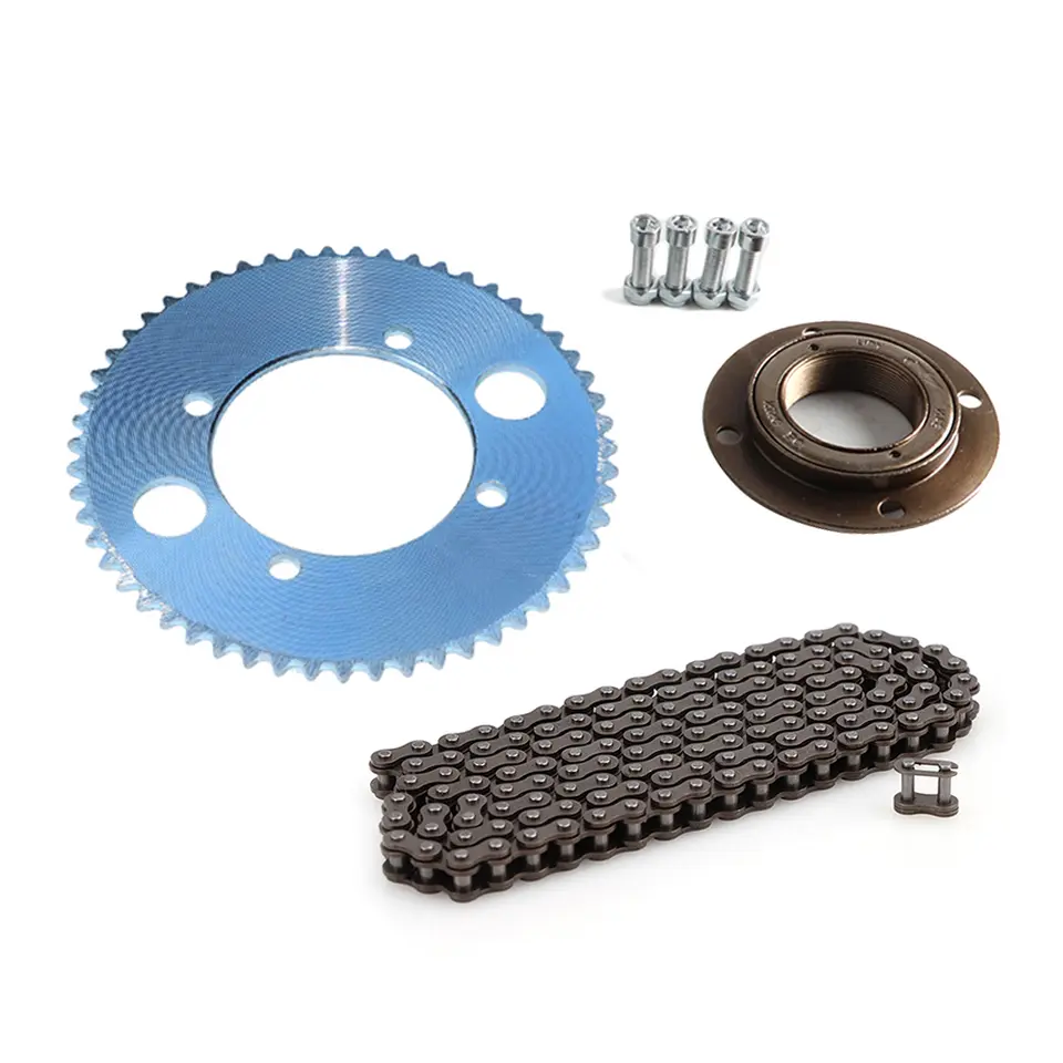 25H 158L Chain 55T/65T/80 Tooth Rear Sprocket Gear Free Wheel Ratcheting Adapter For Electric Bicycles Go Kart Scooter Mini Bike image 16