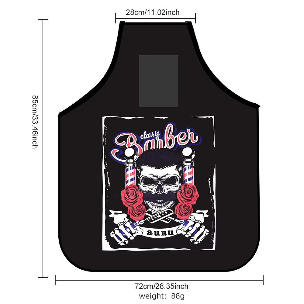 Barbershop Hairdressing Apron Waterproof Hairdresser Gown Barber Haircut Cloth Antistatic Hairstyling Capes Tool 6