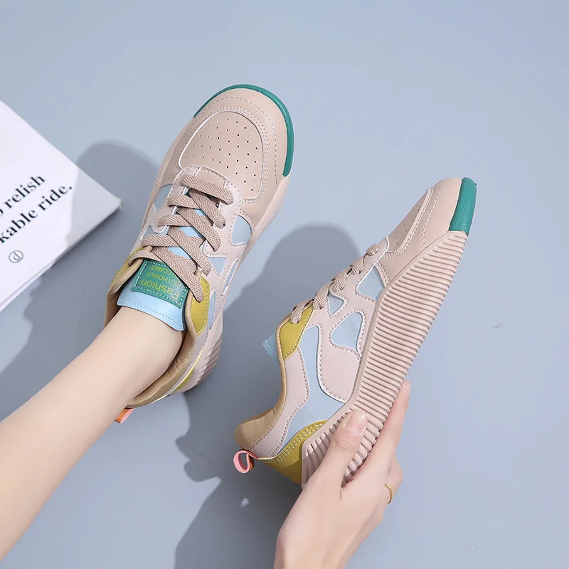 Platform Shoes Women 2023 New Fashion Sneakers Fashion Mixed Colors Casual Comfortable Soft Bottom Lady Shoes Women Mujer Zapato