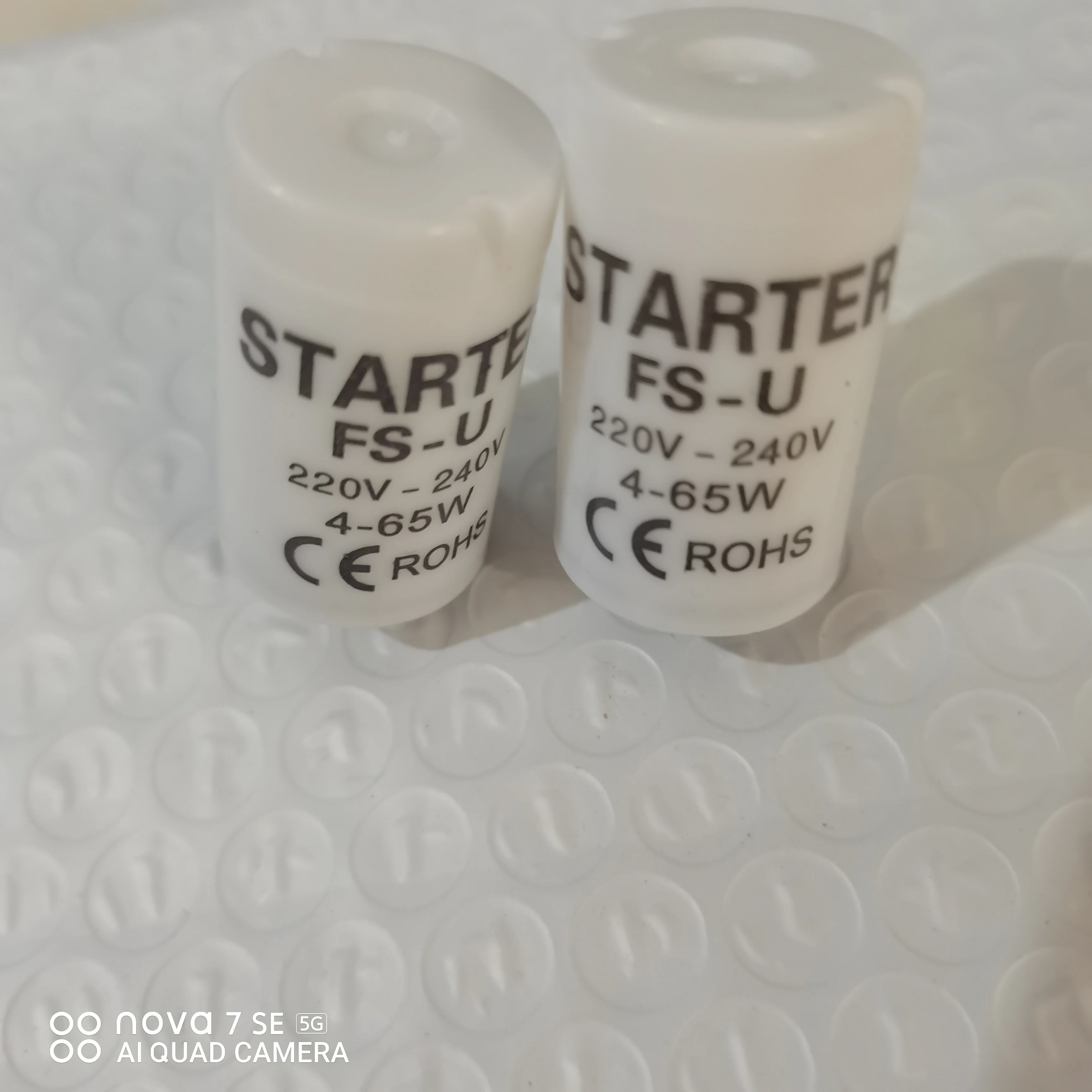 Fluorescent Starters 2PCS/LOT High-quality AC220V-240V 4-65W Fluorescent Tube Fuse Starter CE Rohs