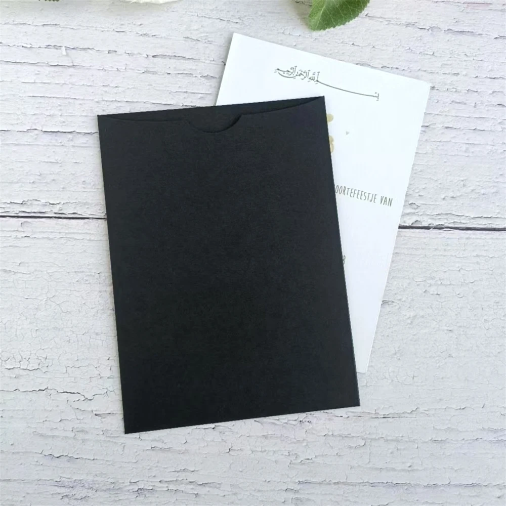 DIY Wedding Invitation Pocket Envelop Fit For 5x7 Inserts Party Gift Cards Printing Available 50pcs