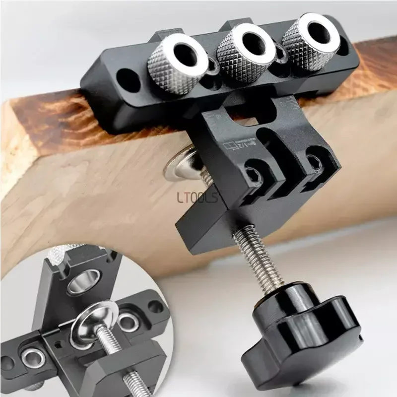 Universal Dowel & Cam Jig Kit - High Precision Woodworking Hole Guide For Furniture & DIY Projects - View #2