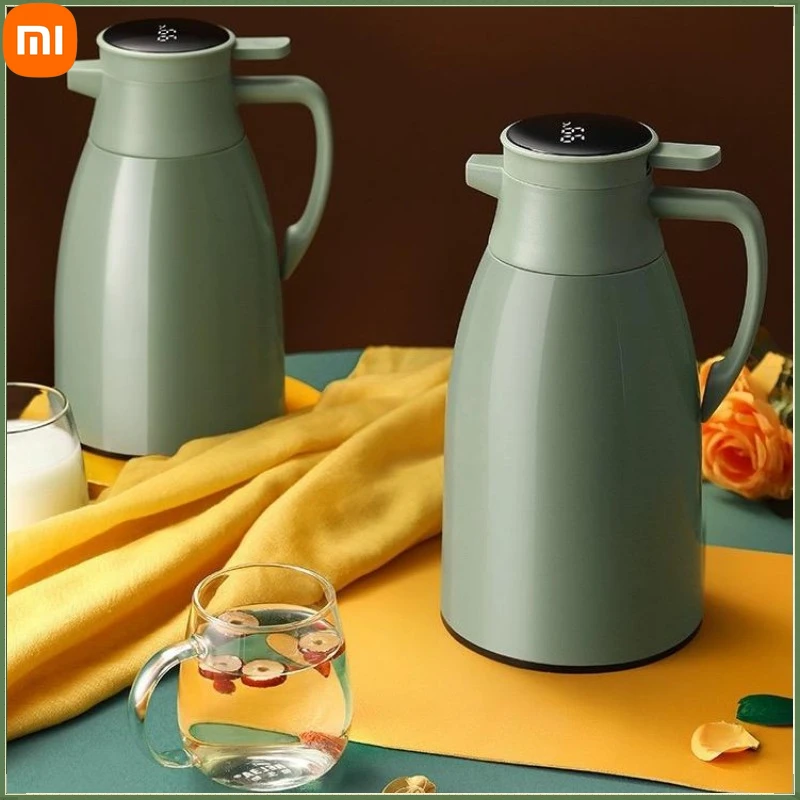 

Xiaomi 2L Thermal Coffee Bottle Smart Led Display Thermos Kettle Large Capacity Glass Liner Insulation Water Bottle Vacuum Flask