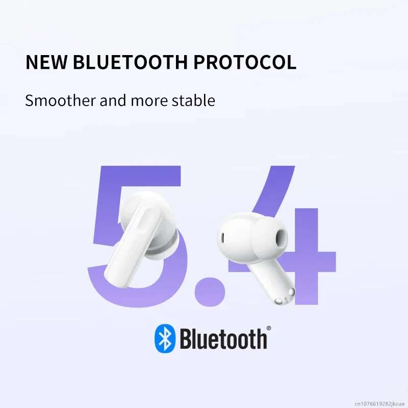 Wireless HiFi Stereo Earbuds with AI Noise Reduction and Dual Microphones