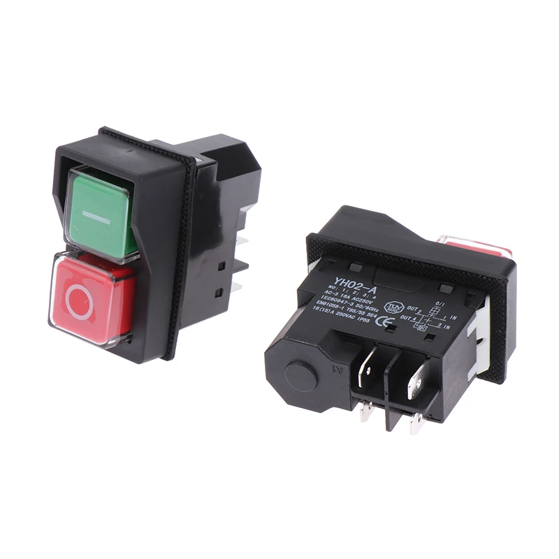 Electromagnetic Push Button Switches Starter Machine Tool Equipment Waterproof Switch Safety Security IP55 KLD28A