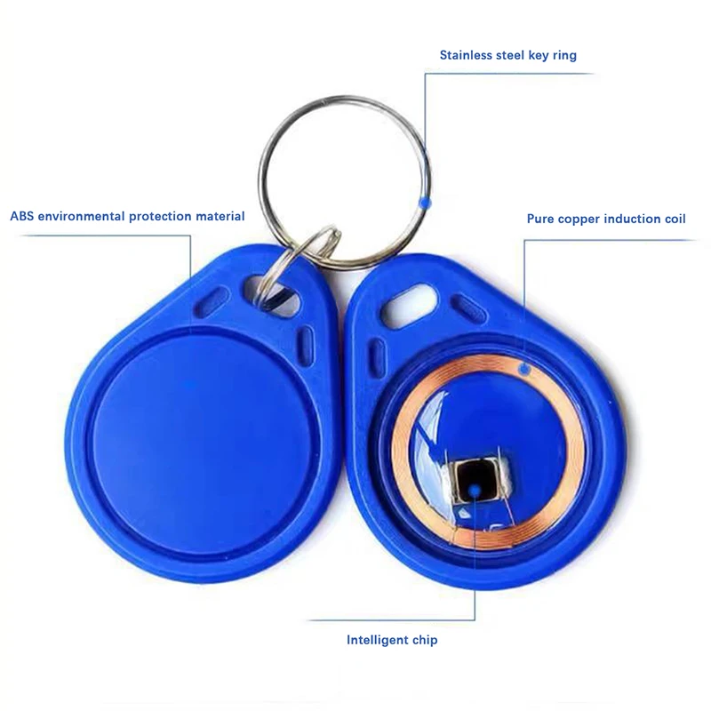 RFID Keyfobs 13.56Mhz UID Token Copy Changeable Attendance Management CUID Clone Keychain Tag 5/10PCS For Mif 1k S50 Writable