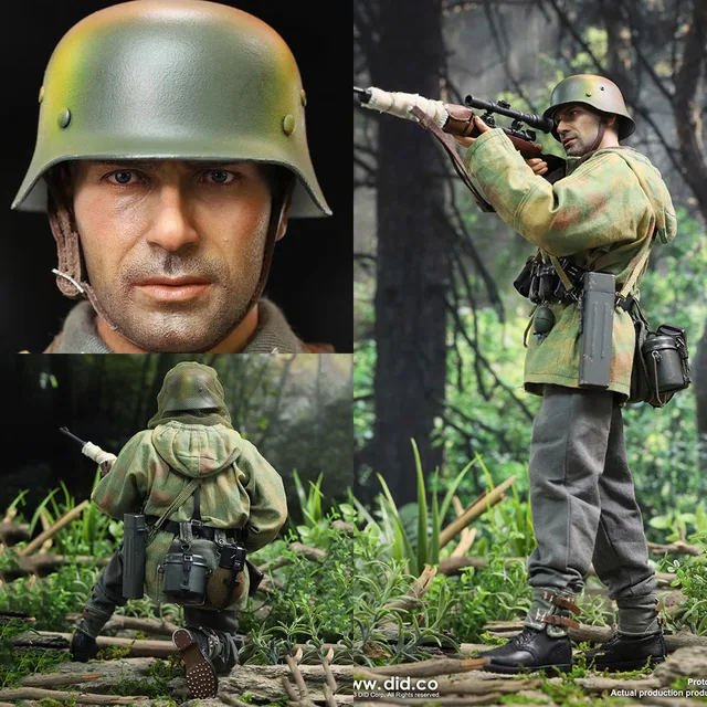 DID D80163 1 6 Scale Collectible WWII Series Save Soldier Ryan the Sniper Wolfgang Full Set