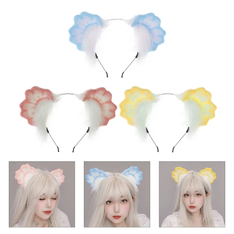 

Kitten-Ear Headband Sweet Girls Accessories Cosplay Ears Fursuit Masquerade Halloween Cosplay Party