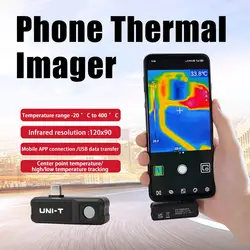 Caméra thermique sous marine UTi120, infrarouge, pour téléphone Android, type c, UNI T 