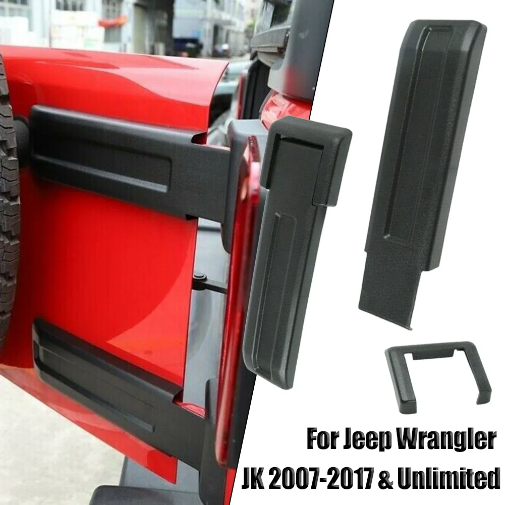 

2x For Jeep Wrangler JK & Unlimited 2007-2017 Upper Lower Tail Gate Hinge Covers New And High Quality Car Parts & Accessories