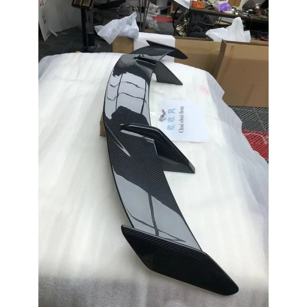 리어윙 건조 탄소 섬유 고정 윙 스포일러, 자동차 개조 장식, 자동차 스포일러, BMW M3 M4 G80 G82 MP 스타일