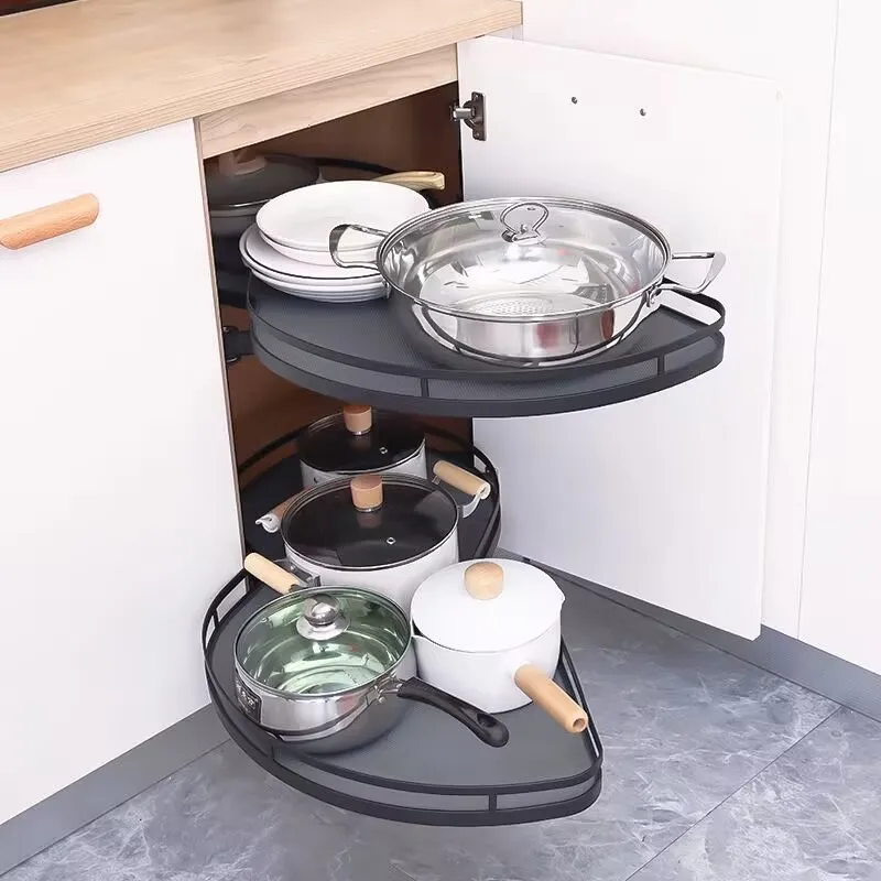 ตู้เก็บของครัวเหล็ก ชั้นวางเครื่องปรุงรสในบ้าน ตู้ลิ้นชักแบบซ้อนได้ เฟอร์นิเจอร์ในครัวเรือน อุปกรณ์ตู้แขวน 1