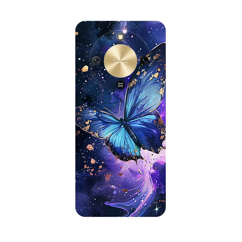 Butterfly Printed TPU Soft Protective Back Cover in Silicone