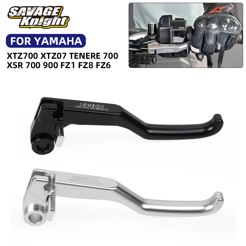 Мотоциклетный короткий рычаг сцепления для Yamaha Tenere 700 XTZ700 XTZ07 XSR 700 900 FZ6 FZ8 FZ1 N/S фризер YZF-R1 XJ6 1999-2024
