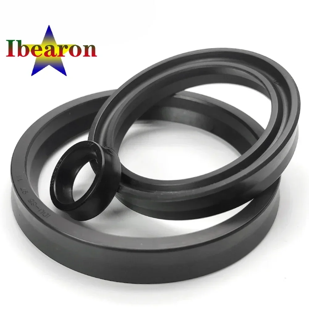 

2PCS IDU-80 IDU-85 IDU-88 IDU-90 IDU-95 IDU-100 IDU-105 Black NBR Piston Rod Seal Hydraulic Oil Seal Cylinder