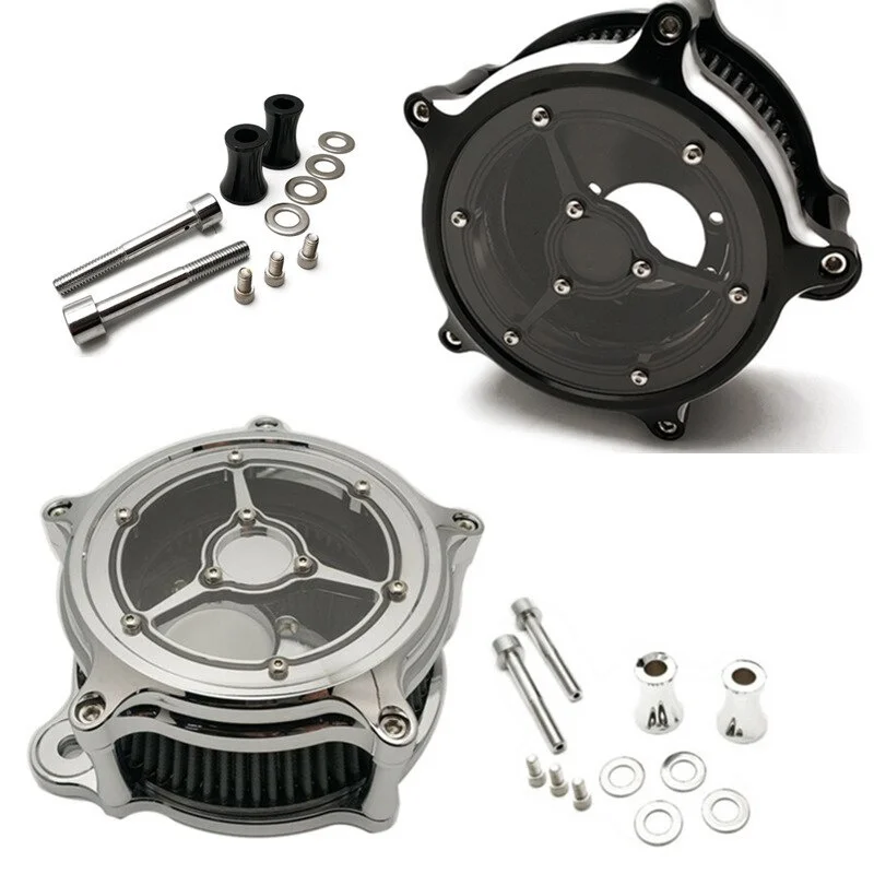 Воздухозаборник для мотоцикла система фильтров набор аксессуаров подходит Harley