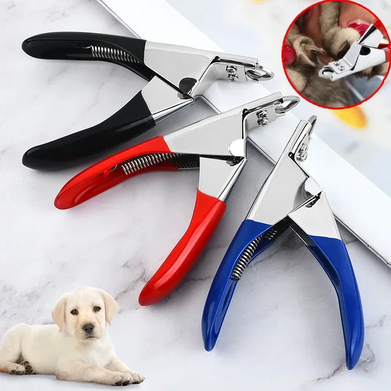 Pet Nail Clippers Dog & Cat Grooming Tools Stainless Steel Cat Nail Clippers Animal Claw Scissors Pet Supplies