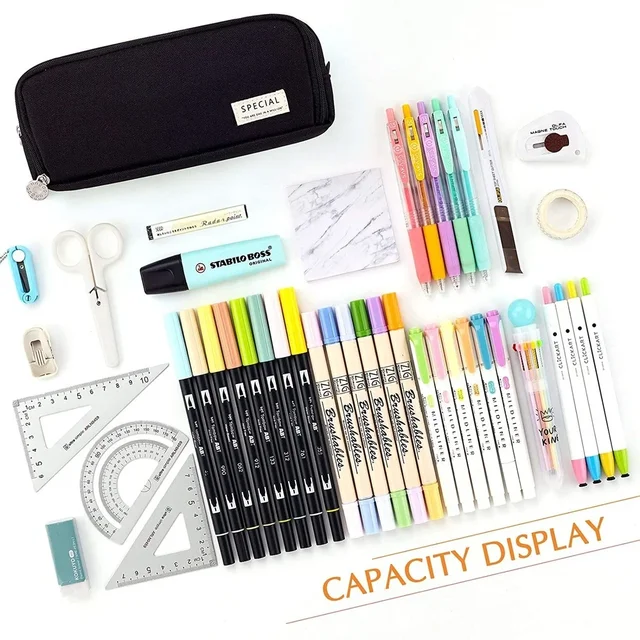 Kawaii 3-Compartment Pencil Case 3
