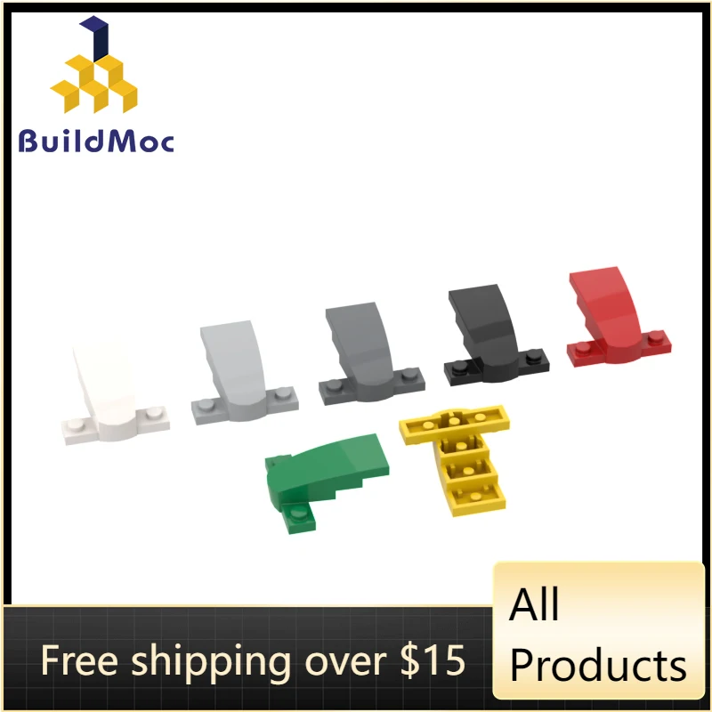 

10PCS High-Tech Assemble Particle 93589 4 X4 X1.33 Wedge Brick Building Blocks Kit Replaceable Part Toy For Children