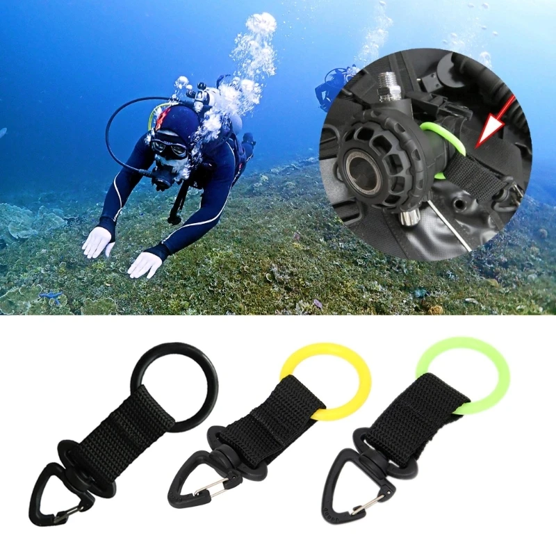 Tauch-Octopus-Halter Für Regulator-Mundstück – Leuchtend Orange/gelb, Aus PVC, 56 Mm