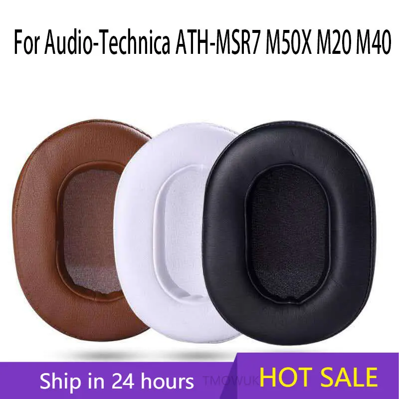 

Replacement Ear Pads Earpads Cushion for Audio-Technica ATH-MSR7 M50X M20 M40 M40X SX1 Headphones