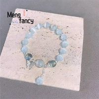 Bracelet papillon œil de chat naturel, personnalisé, exquis, élégant, Sexy, pour jeunes filles, bijoux à la mode, meilleure vente, cadeau de vacances 2