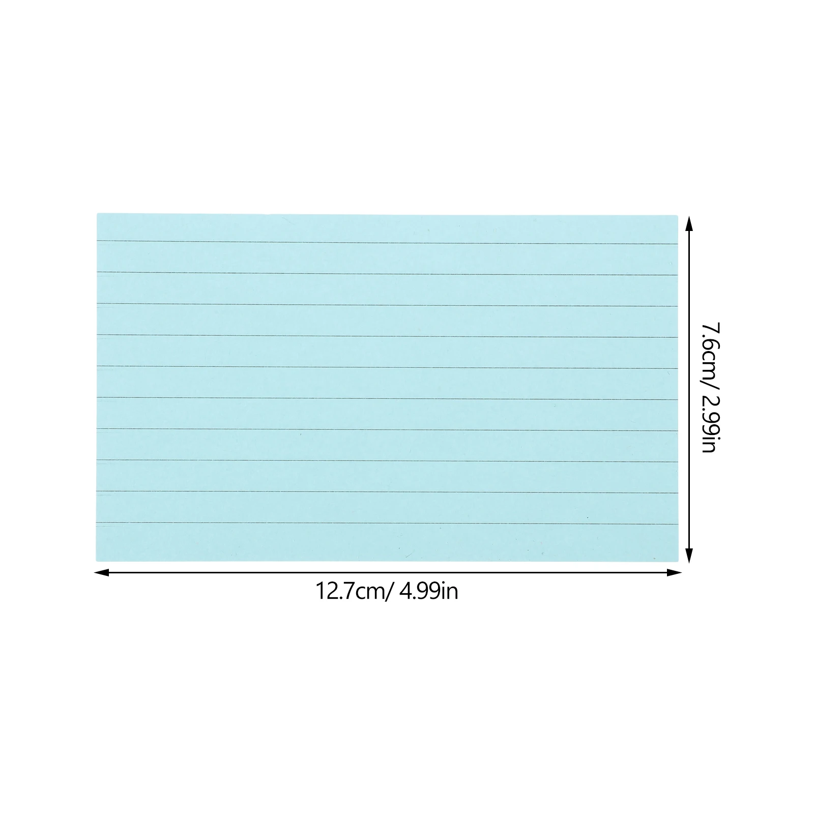300Pcs Binder Horizontal Line Memo Book Loose-Leaf Notepads Flash Cards Small Revision Cards for Study Office NotePads 2