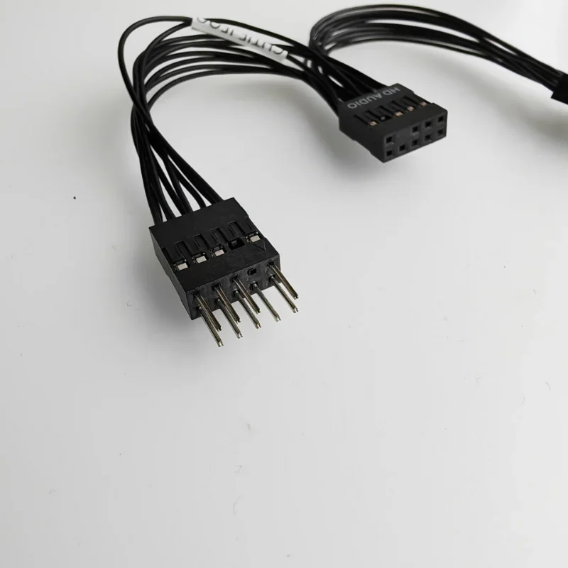 Cavo di prolunga Audio HD per scheda madre del Computer Desktop da 10CM cavo dati Splitter maschio da 9pin femmina a 2 porte